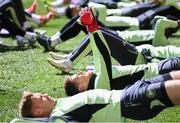 19 March 2025; Goalkeeper Mark Travers during a Republic of Ireland training session at Hristo Botev Stadium in Plovdiv, Bulgaria. Photo by Stephen McCarthy/Sportsfile