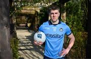 19 March 2025; Dublin footballer Greg McEneaney poses for a portrait before a media conference at the Carrickdale Hotel in Dundalk, Louth ahead of the upcoming Allianz Football League Division 1 match between Tyrone and Dublin on Sunday, March 23rd at O'Neills Healy Park in Omagh, Tyrone. Photo by Sam Barnes/Sportsfile