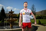 19 March 2025; Tyrone footballer Brian Kennedy poses for a portrait before a media conference at the Carrickdale Hotel in Dundalk, Louth ahead of the upcoming Allianz Football League Division 1 match between Tyrone and Dublin on Sunday, March 23rd at O'Neills Healy Park in Omagh, Tyrone. Photo by Sam Barnes/Sportsfile