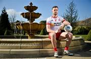 19 March 2025; Tyrone footballer Brian Kennedy poses for a portrait before a media conference at the Carrickdale Hotel in Dundalk, Louth ahead of the upcoming Allianz Football League Division 1 match between Tyrone and Dublin on Sunday, March 23rd at O'Neills Healy Park in Omagh, Tyrone. Photo by Sam Barnes/Sportsfile
