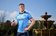 19 March 2025; Dublin footballer Greg McEneaney poses for a portrait before a media conference at the Carrickdale Hotel in Dundalk, Louth ahead of the upcoming Allianz Football League Division 1 match between Tyrone and Dublin on Sunday, March 23rd at O'Neills Healy Park in Omagh, Tyrone. Photo by Sam Barnes/Sportsfile