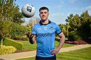19 March 2025; Dublin footballer Greg McEneaney poses for a portrait before a media conference at the Carrickdale Hotel in Dundalk, Louth ahead of the upcoming Allianz Football League Division 1 match between Tyrone and Dublin on Sunday, March 23rd at O'Neills Healy Park in Omagh, Tyrone. Photo by Sam Barnes/Sportsfile