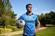 19 March 2025; Dublin footballer Greg McEneaney poses for a portrait before a media conference at the Carrickdale Hotel in Dundalk, Louth ahead of the upcoming Allianz Football League Division 1 match between Tyrone and Dublin on Sunday, March 23rd at O'Neills Healy Park in Omagh, Tyrone. Photo by Sam Barnes/Sportsfile