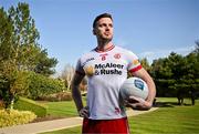 19 March 2025; Tyrone footballer Brian Kennedy poses for a portrait before a media conference at the Carrickdale Hotel in Dundalk, Louth ahead of the upcoming Allianz Football League Division 1 match between Tyrone and Dublin on Sunday, March 23rd at O'Neills Healy Park in Omagh, Tyrone. Photo by Sam Barnes/Sportsfile