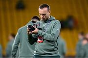 20 March 2025; FAI multimedia executive Matthew Turnbull before the UEFA Nations League B/C Play-off 1st Leg match between Bulgaria and Republic of Ireland at Hristo Botev Stadium in Plovdiv, Bulgaria. Photo by Stephen McCarthy/Sportsfile