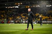20 March 2025; Republic of Ireland's StatSport analyst Adam Fox before the UEFA Nations League B/C Play-off 1st Leg match between Bulgaria and Republic of Ireland at Hristo Botev Stadium in Plovdiv, Bulgaria. Photo by Stephen McCarthy/Sportsfile