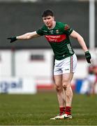 16 March 2025; Frank Irwin of Mayo during the Allianz Football League Division 1 match between Derry and Mayo at Celtic Park in Derry. Photo by Ben McShane/Sportsfile
