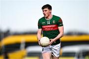 16 March 2025; Frank Irwin of Mayo during the Allianz Football League Division 1 match between Derry and Mayo at Celtic Park in Derry. Photo by Ben McShane/Sportsfile