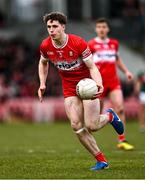 16 March 2025; Eoin McEvoy of Derry during the Allianz Football League Division 1 match between Derry and Mayo at Celtic Park in Derry. Photo by Ben McShane/Sportsfile
