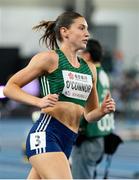 21 March 2025; Kate O’Connor of Ireland in action during the 800m event in the women's pentathlon on day one of the World Indoor Athletics Championships at Nanjing's Cube Gymnasium at the Nanjing Youth Olympic Sports Park in Nanjing, China. Photo by Sportsfile