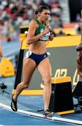 21 March 2025; Sophie O'Sullivan of Ireland in action during the women's 1500m heats on day one of the World Indoor Athletics Championships at Nanjing's Cube Gymnasium at the Nanjing Youth Olympic Sports Park in Nanjing, China. Photo by Sportsfile