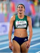 21 March 2025; Sophie O'Sullivan of Irelandreacts after finishing sixth during the women's 1500m heats on day one of the World Indoor Athletics Championships at Nanjing's Cube Gymnasium at the Nanjing Youth Olympic Sports Park in Nanjing, China. Photo by Sportsfile