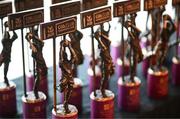 21 March 2025; A general view of the awards in advance of the AIB Club Player Awards at Croke Park in Dublin. The AIB Club Player Awards celebrated the best players from club Football, Hurling, Camogie, and LGFA in a single ceremony for the first time, recognising their outstanding achievements on the field throughout the season. Photo by Ramsey Cardy/Sportsfile
