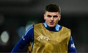 21 March 2025; Ronan Hale of Northern Ireland at half-time of the international friendly match between Northern Ireland and Switzerland at the National Football Stadium at Windsor Park in Belfast. Photo by Ben McShane/Sportsfile