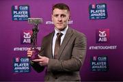 21 March 2025; Errigal Ciaran footballer Peter Harte with his 2024/25 Football Team of the Year award during the AIB Club Player Awards at Croke Park in Dublin. The AIB Club Player Awards celebrated the best players from club Football, Hurling, Camogie, and LGFA in a single ceremony for the first time, recognising their outstanding achievements on the field throughout the season. Photo by Sam Barnes/Sportsfile