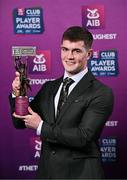 21 March 2025; Errigal Ciaran footballer Ruairí Canavan with his 2024/25 Football Team of the Year award during the AIB Club Player Awards at Croke Park in Dublin. The AIB Club Player Awards celebrated the best players from club Football, Hurling, Camogie, and LGFA in a single ceremony for the first time, recognising their outstanding achievements on the field throughout the season. Photo by Sam Barnes/Sportsfile