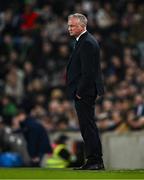 21 March 2025; Northern Ireland manager Michael O'Neill during the international friendly match between Northern Ireland and Switzerland at the National Football Stadium at Windsor Park in Belfast. Photo by Ben McShane/Sportsfile