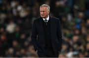 21 March 2025; Northern Ireland manager Michael O'Neill during the international friendly match between Northern Ireland and Switzerland at the National Football Stadium at Windsor Park in Belfast. Photo by Ben McShane/Sportsfile