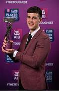 21 March 2025; Slaughtneil hurler Shane McGuigan with his 2024/25 Hurling Team of the Year award during the AIB Club Player Awards at Croke Park in Dublin. The AIB Club Player Awards celebrated the best players from club Football, Hurling, Camogie, and LGFA in a single ceremony for the first time, recognising their outstanding achievements on the field throughout the season. Photo by Sam Barnes/Sportsfile