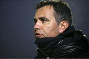 21 March 2025; Athlone Town manager Dario Castelo during the SSE Airtricity Men's First Division match between Cobh Ramblers and Athlone Town at St Colman's Park in Cobh, Cork. Photo by Michael P Ryan/Sportsfile