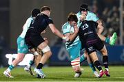 21 March 2025; Ruadhan Quinn of Munster in action during the United Rugby Championship match between Glasgow Warriors and Munster at Scotstoun Stadium in Glasgow, Scotland. Photo by Ewan Bootman/Sportsfile