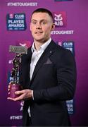 21 March 2025; Cuala footballer Con O'Callaghan with his 2024/25 Football Team of the Year award during the AIB Club Player Awards at Croke Park in Dublin. The AIB Club Player Awards celebrated the best players from club Football, Hurling, Camogie, and LGFA in a single ceremony for the first time, recognising their outstanding achievements on the field throughout the season. Photo by Sam Barnes/Sportsfile