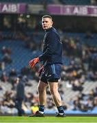 15 March 2025; Dublin goalkeeper Stephen Cluxton in the warm-up before the Allianz Football League Division 1 match between Dublin and Galway at Croke Park in Dublin. Photo by Piaras Ó Mídheach/Sportsfile