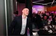 21 March 2025; AIB GAA Club Football Player of the Year Con O'Callaghan of Cuala makes his way to the stage to collect his award during the AIB Club Player Awards at Croke Park in Dublin. The AIB Club Player Awards celebrated the best players from club Football, Hurling, Camogie, and LGFA in a single ceremony for the first time, recognising their outstanding achievements on the field throughout the season. Photo by Sam Barnes/Sportsfile