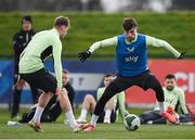 22 March 2025; Rocco Vata during a Republic of Ireland training session at the FAI National Training Centre in Abbotstown, Dublin. Photo by Stephen McCarthy/Sportsfile