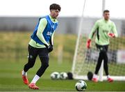 22 March 2025; Rocco Vata during a Republic of Ireland training session at the FAI National Training Centre in Abbotstown, Dublin. Photo by Stephen McCarthy/Sportsfile