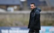 22 March 2025; Bohemians manager Alban Hysa before the SSE Airtricity Women's Premier Division match between Bohemians and Wexford at Dalymount Park in Dublin. Photo by Tyler Miller/Sportsfile