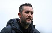 22 March 2025; Bohemians manager Alban Hysa before the SSE Airtricity Women's Premier Division match between Bohemians and Wexford at Dalymount Park in Dublin. Photo by Tyler Miller/Sportsfile