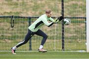 22 March 2025; Goalkeeper Caoimhin Kelleher during a Republic of Ireland training session at the FAIc National Training Centre in Abbotstown, Dublin. Photo by Stephen McCarthy/Sportsfile