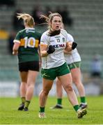 22 March 2025; Meadhbh Byrne of Meath celebrates after kicking a point during the Lidl Ladies National Football League Division 1 Round 6 match between Kerry and Meath at Austin Stack Park in Tralee, Kerry. Photo by Brendan Moran/Sportsfile