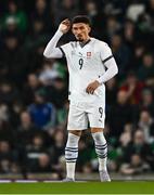 21 March 2025; Andi Zeqiri of Switzerland during the international friendly match between Northern Ireland and Switzerland at the National Football Stadium at Windsor Park in Belfast. Photo by Ben McShane/Sportsfile