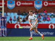 22 March 2025; Jordie Barrett of Leinster during the United Rugby Championship match between Vodacom Bulls and Leinster at Loftus Versfeld Stadium in Pretoria, South Africa. Photo by Shaun Roy/Sportsfile