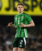 21 March 2025; Terry Devlin of Northern Ireland during the international friendly match between Northern Ireland and Switzerland at the National Football Stadium at Windsor Park in Belfast. Photo by Ben McShane/Sportsfile