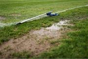 22 March 2025; A general view of a side line flag before the Allianz Hurling League Division 1B match between Laois and Dublin at Laois Hire O'Moore Park in Portlaoise, Laois. Photo by Thomas Flinkow/Sportsfile
