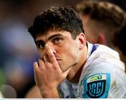 22 March 2025; Jimmy O'Brien of Leinster watches on in the final moments during the United Rugby Championship match between Vodacom Bulls and Leinster at Loftus Versfeld Stadium in Pretoria, South Africa. Photo by Shaun Roy/Sportsfile