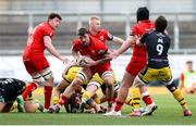 22 March 2025; Matthew Dalton of Ulster, centre, during the United Rugby Championship match between Dragons and Ulster at Rodney Parade in Newport, Wales. Photo by Chris Fairweather/Sportsfile