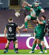 22 March 2025; Josh Murphy of Connacht during the United Rugby Championship match between Ospreys and Connacht at Swansea.com Stadium in Swansea, Wales. Photo by Geraint Nicholas/Sportsfile