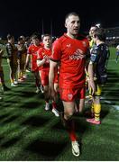 22 March 2025; Stuart McCloskey of Ulster at full time during the United Rugby Championship match between Dragons and Ulster at Rodney Parade in Newport, Wales. Photo by Chris Fairweather/Sportsfile