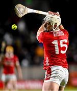 22 March 2025; Patrick Horgan of Cork scores his first point, to draw level with Eddie Keher of Kilkenny as joint all-time leading scorer in the National League, during the Allianz Hurling League Division 1A match between Cork and Galway at SuperValu Páirc Uí Chaoimh in Cork. Photo by Piaras Ó Mídheach/Sportsfile