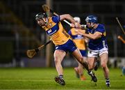 22 March 2025; Cathal Malone of Clare in action against Willie Connors of Tipperary during the Allianz Hurling League Division 1A match between Tipperary and Clare at FBD Semple Stadium in Thurles, Tipperary. Photo by Ben McShane/Sportsfile
