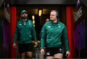 22 March 2025; Aoife Wafer of Ireland before the Women's Six Nations Rugby Championship match between Ireland and France at Kingspan Stadium in Belfast. Photo by Ramsey Cardy/Sportsfile