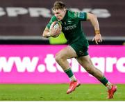 22 March 2025; Finn Treacy of Connacht in action during the United Rugby Championship match between Ospreys and Connacht at Swansea.com Stadium in Swansea, Wales. Photo by Geraint Nicholas/Sportsfile