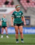 22 March 2025; Niamh O'Dowd of Ireland during the Women's Six Nations Rugby Championship match between Ireland and France at Kingspan Stadium in Belfast. Photo by Ramsey Cardy/Sportsfile