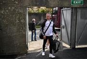 23 March 2025; Galway manager Padraic Joyce arrives before the Allianz Football League Division 1 match between Galway and Kerry at Pearse Stadium in Galway. Photo by Brendan Moran/Sportsfile