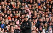 23 March 2025; Armagh manager Kieran McGeeney during the Allianz Football League Division 1 match between Armagh and Derry at BOX-IT Athletic Grounds in Armagh. Photo by Ramsey Cardy/Sportsfile