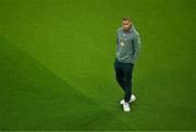 23 March 2025; Republic of Ireland goalkeeper Gavin Bazunu before the UEFA Nations League B/C Play-off 2nd Leg match between Republic of Ireland and Bulgaria at the Aviva Stadium in Dublin. Photo by Sam Barnes/Sportsfile